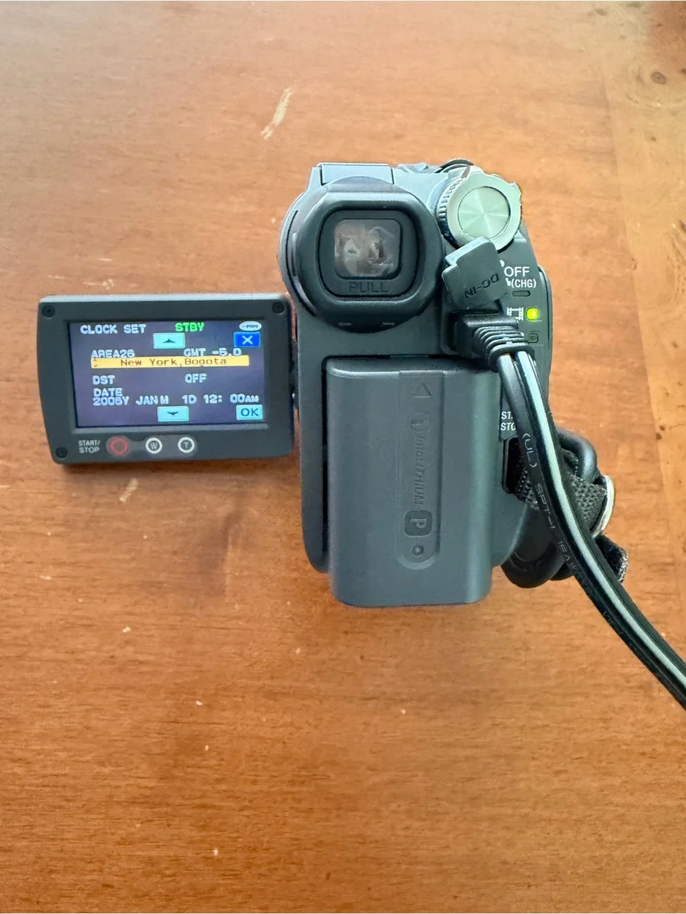 Sony Gray Portable Handycam DVD Camcorder with Remote DCR-DVD305